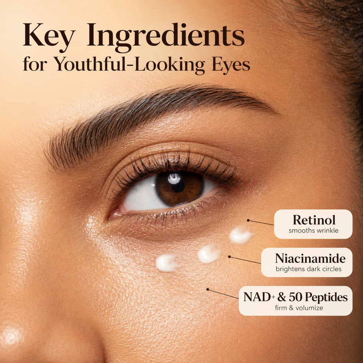 Numbuzin No.9 NAD+ Retinol Volumetox Eye Cream