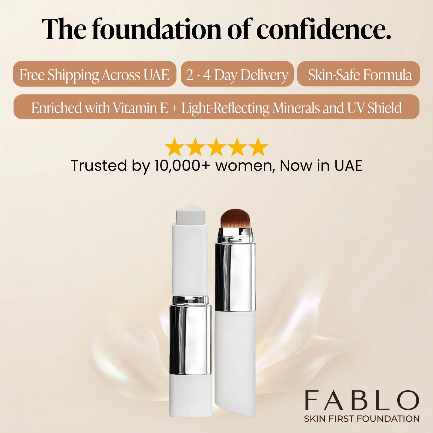Fablo HEATLOCK™ Color Changing Foundation Stick